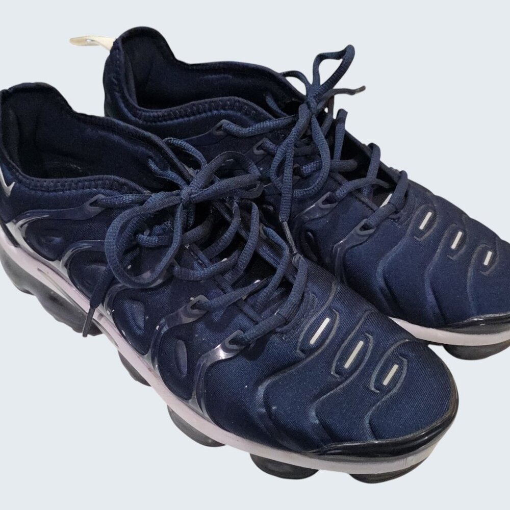 Nike Air VaporMax Plus Men’s Size 10 Navy Blue Running Sneakers DH0611-400